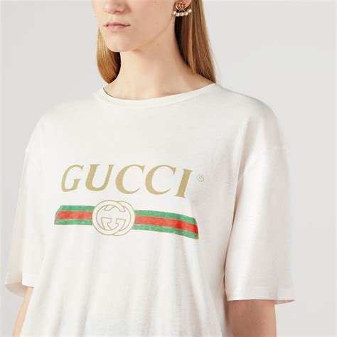 womens gucci t shirt ebay|Gucci white t shirt women.